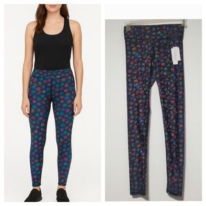 NWT Terez wild cheetah multi coloured print leggings